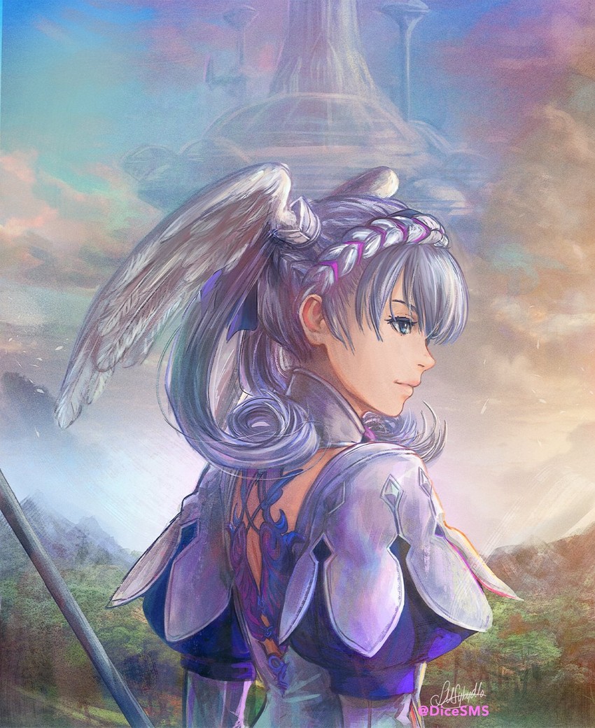 melia antiqua (xenoblade chronicles and 2 more) drawn by dicesms