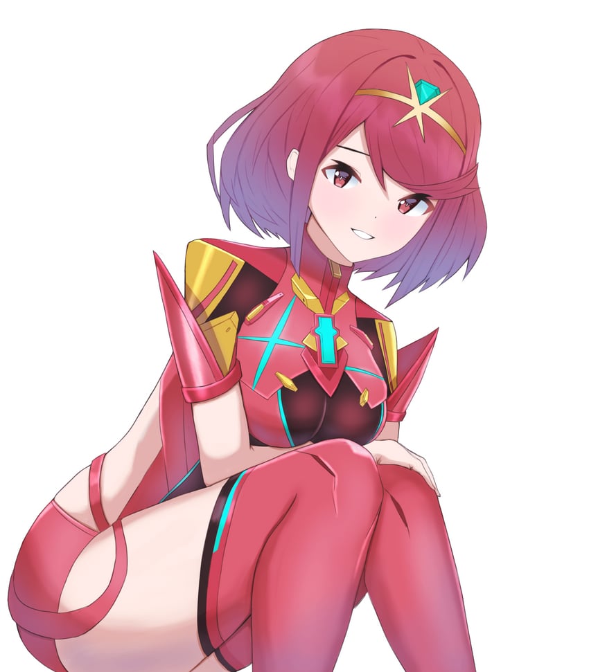 pyra (xenoblade chronicles and 1 more) drawn by nishiroji