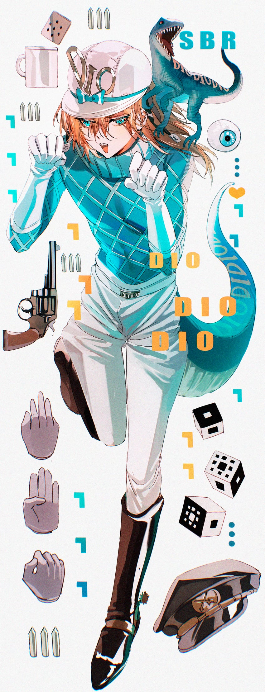 diego brando (jojo no kimyou na bouken and 1 more) drawn by cabbage-2012