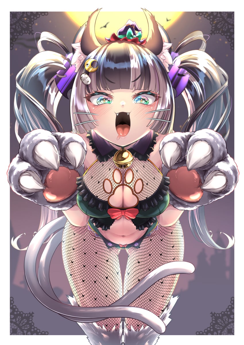 juufuutei raden (hololive and 1 more) drawn by syam_illust