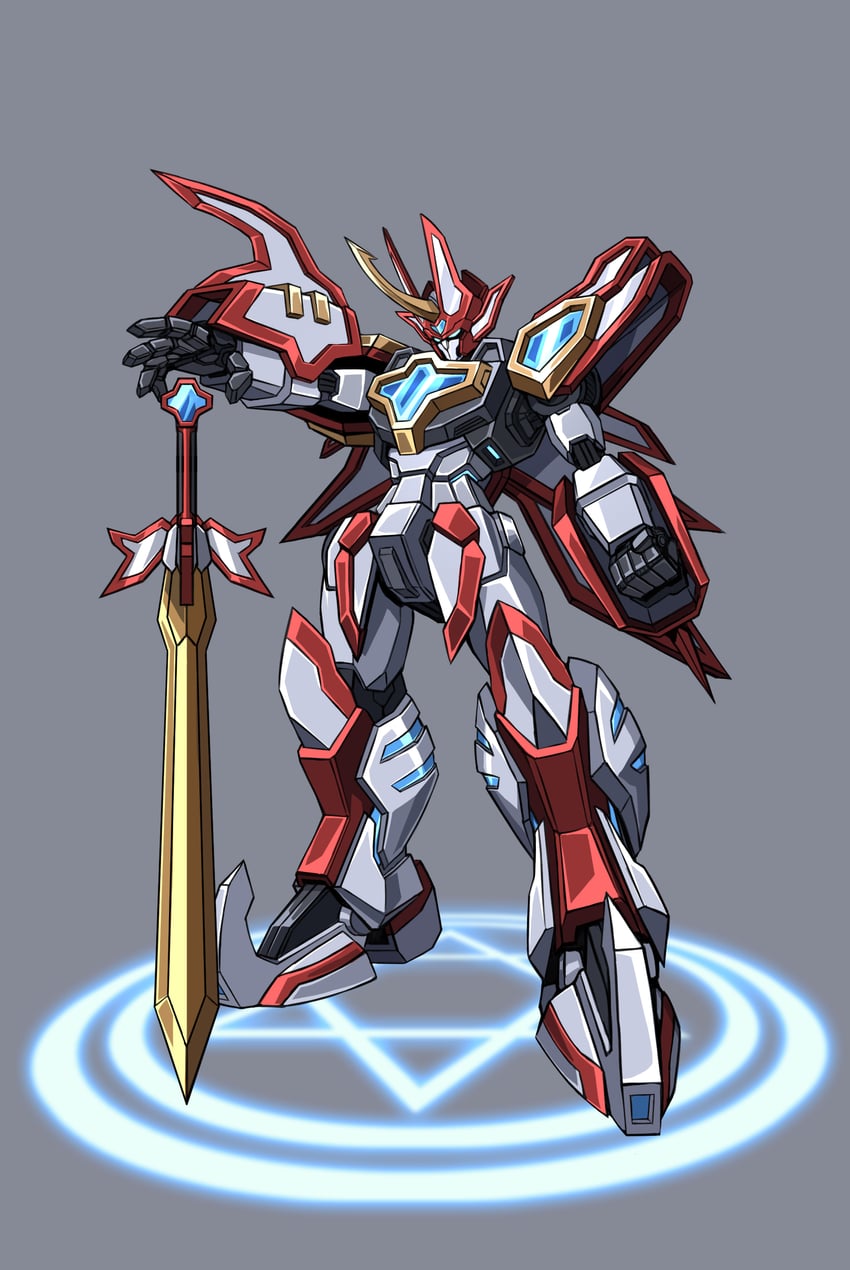 super granzort (madou king granzort) drawn by 3ok