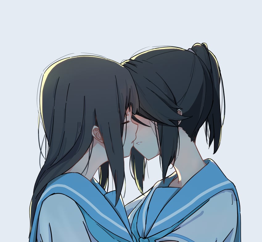 yoroizuka mizore and kasaki nozomi (hibike! euphonium and 1 more) drawn by nozo_mizore