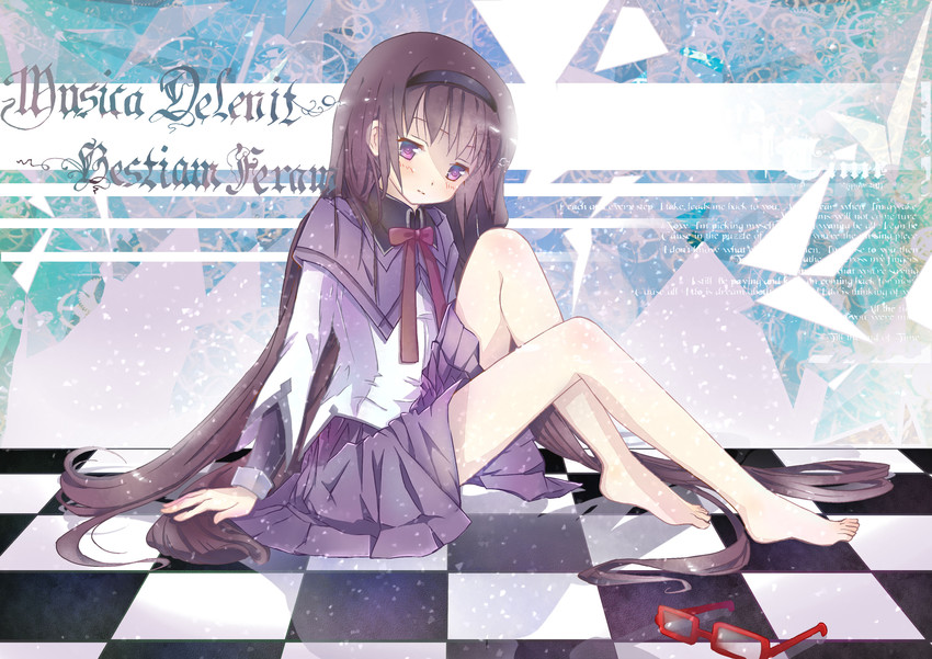 akemi homura (mahou shoujo madoka magica) drawn by joke-waves