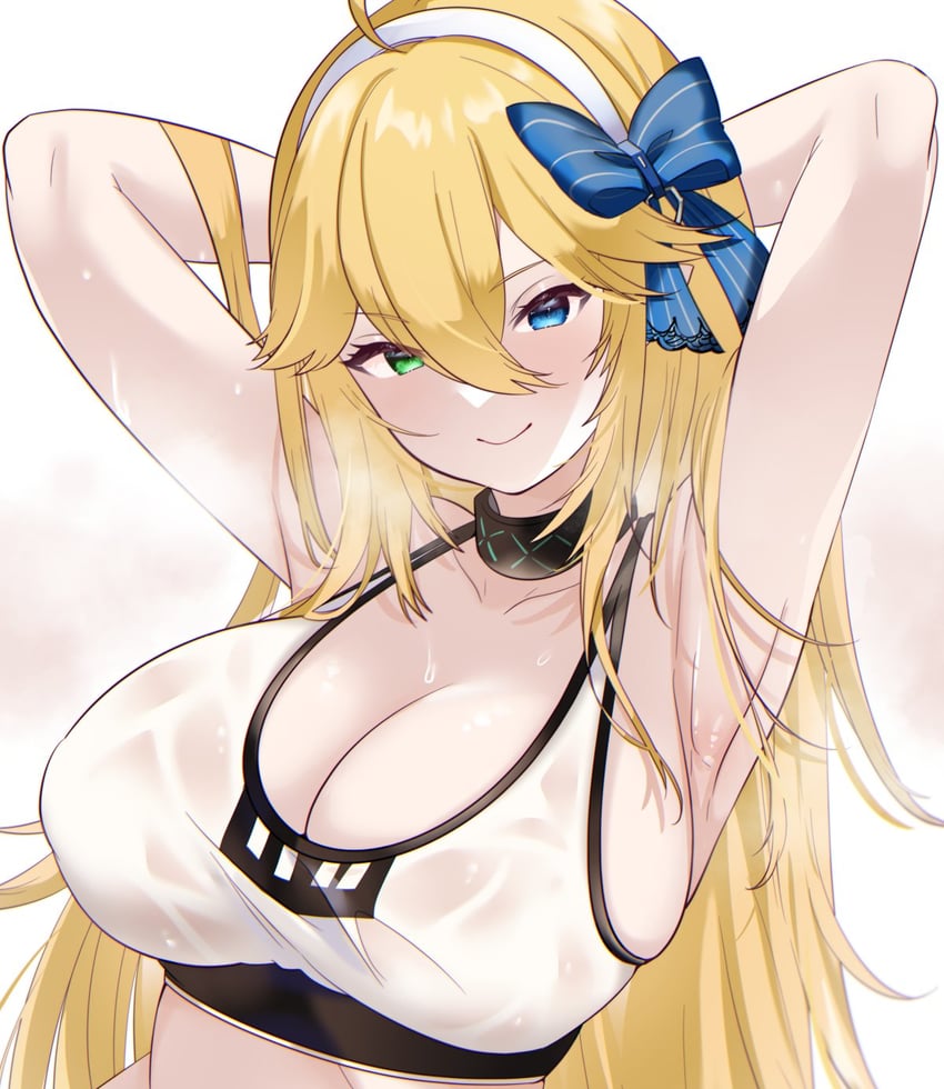 angelina (arknights and 3 more) drawn by ama_natsuko
