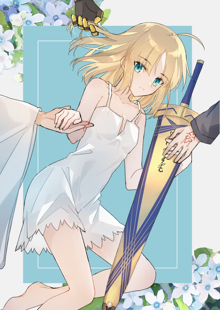 artoria pendragon, saber, gilgamesh, emiya shirou, and merlin (fate and 1 more) drawn by nayu_tundora