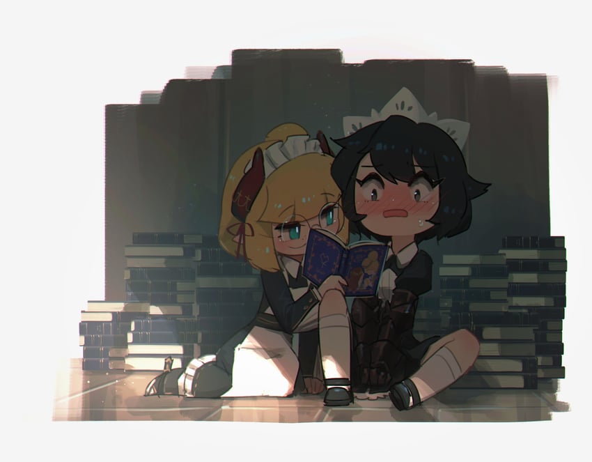 flareze and executioner maid (original) drawn by porforever