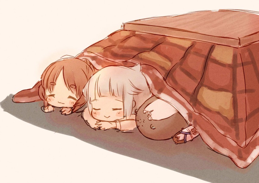 bokukawauso, mikura, and yashiro (kantai collection) drawn by wss_(nicoseiga19993411)