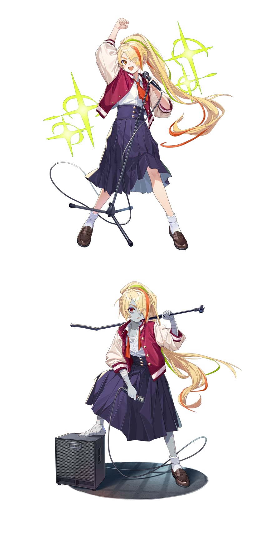 nikaidou saki (girls' frontline and 1 more) drawn by yitiao_er-hua
