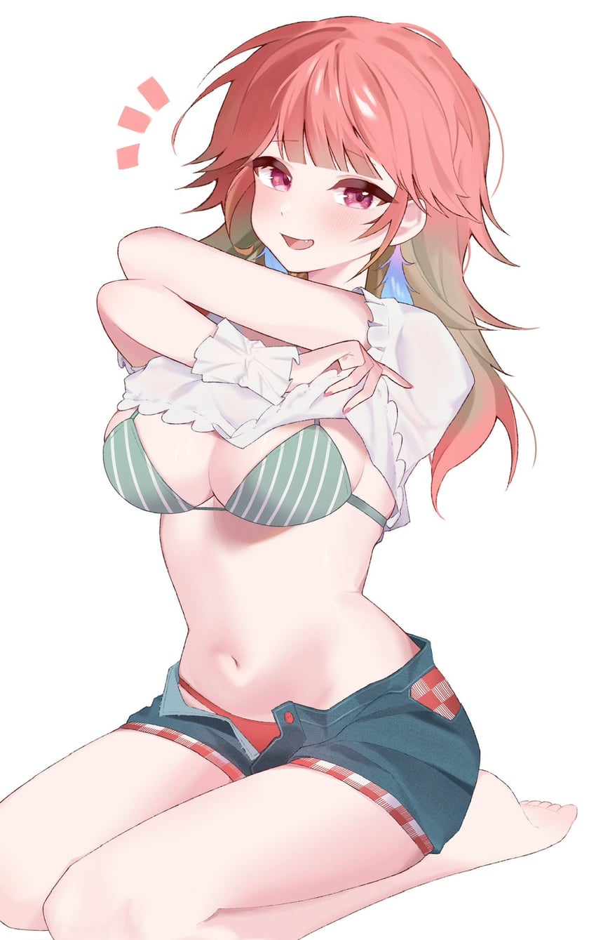 takanashi kiara (hololive and 1 more) drawn by yufu