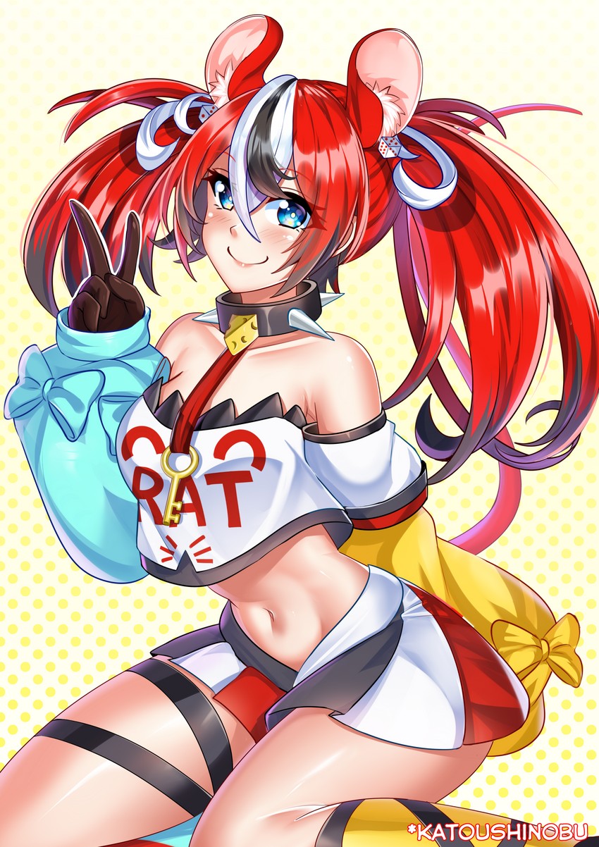 hakos baelz (hololive and 1 more) drawn by katou_shinobu