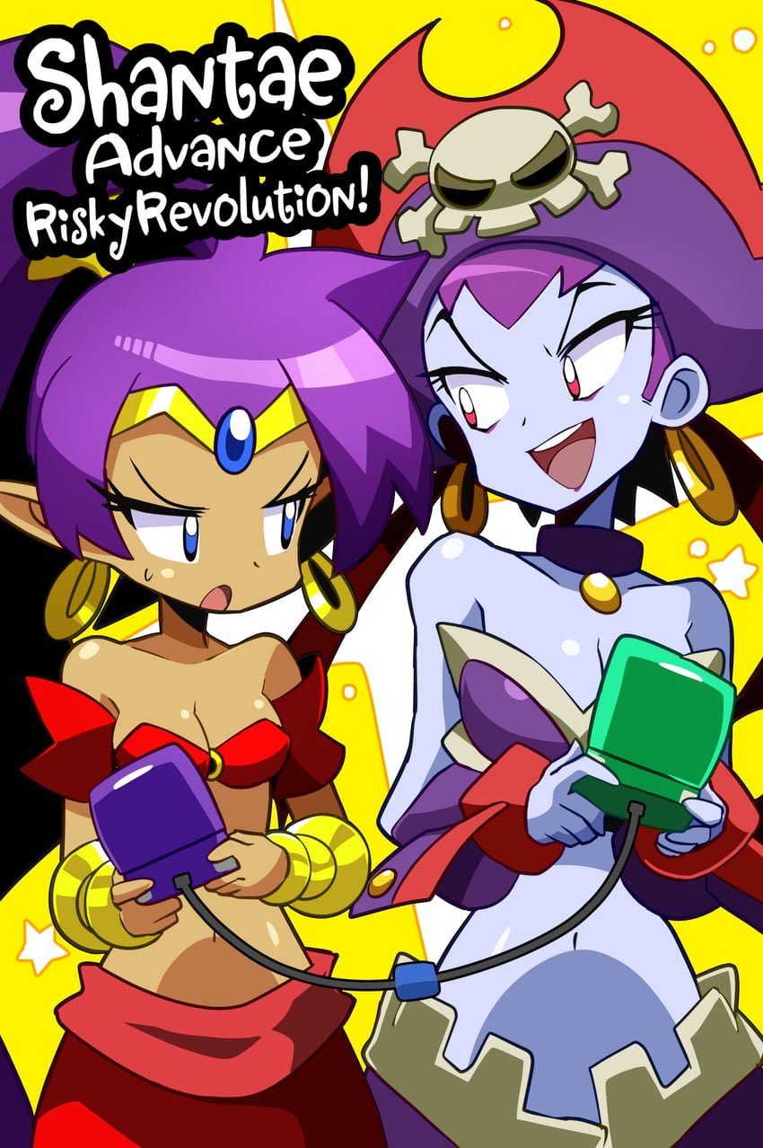 shantae, risky boots, and cristina valenzuela (shantae) drawn by sakurajyousui_nami