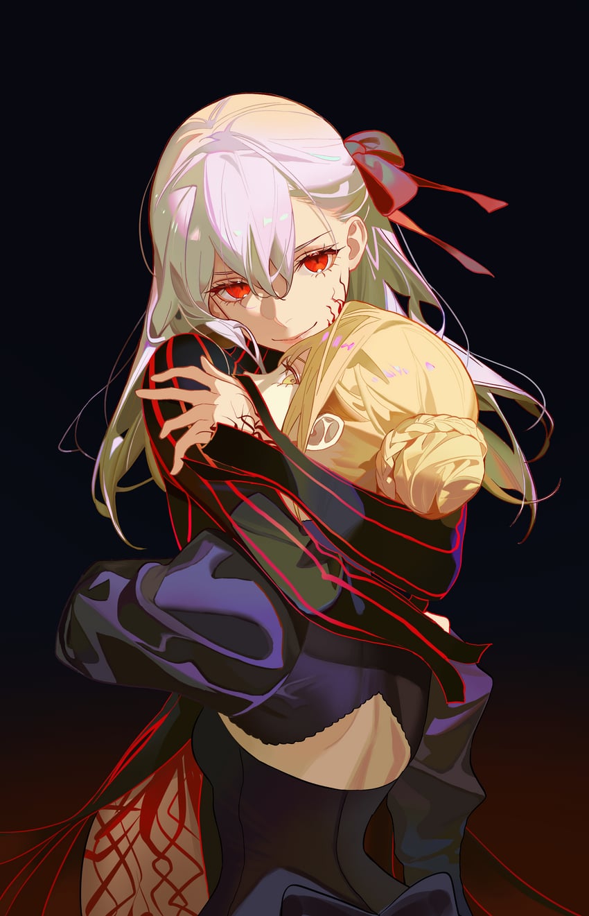 artoria pendragon, saber alter, matou sakura, and dark sakura (fate and 2 more) drawn by cherrymaru