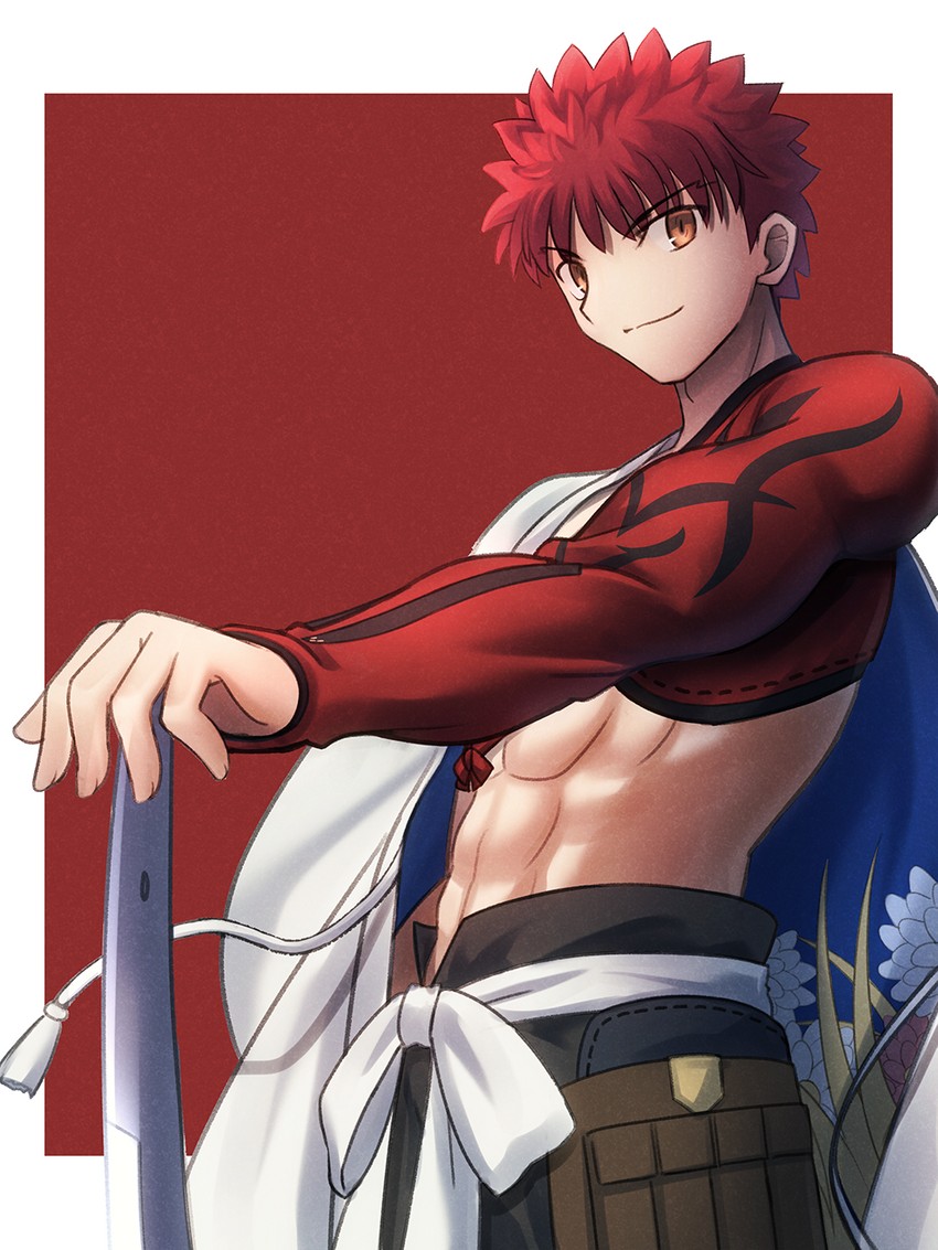 emiya shirou and senji muramasa (fate and 1 more) drawn by shoori_(migiha)