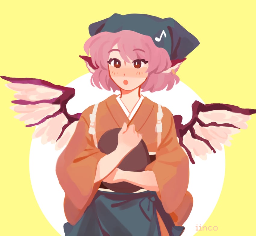 mystia lorelei and okamisty (touhou and 1 more) drawn by iincos