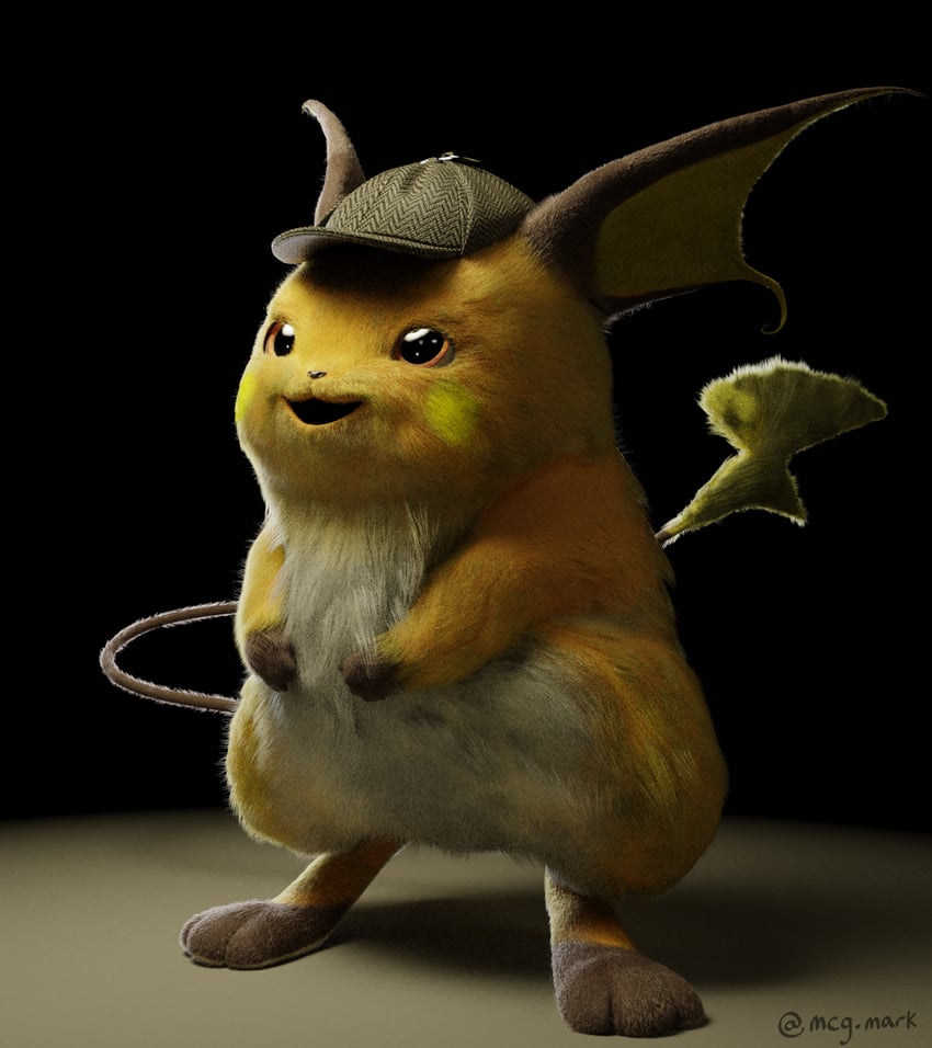 pikachu, raichu, and detective pikachu (pokemon and 1 more) drawn by mcgmark