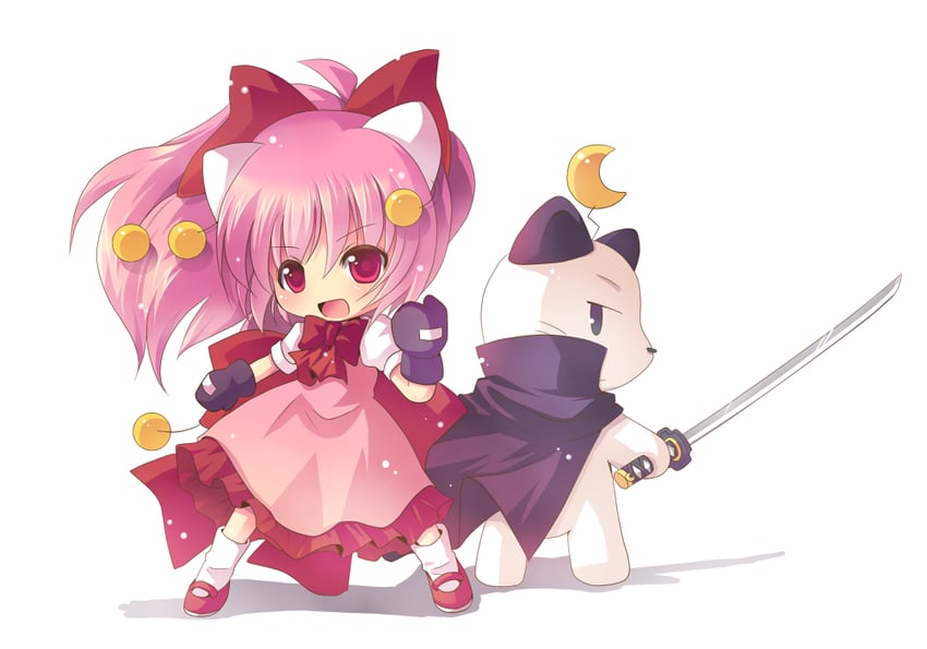 nekojita nekozukin and roppenchu ma heart (towelket wo mou ichido) drawn by nibii_(panda)