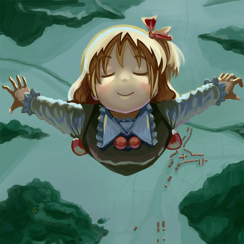 rumia (touhou) drawn by maku_(wasabishock)