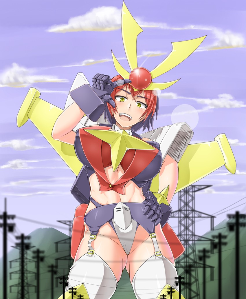 daitarn 3 (muteki koujin daitarn 3) drawn by saizu_nitou_gunsou