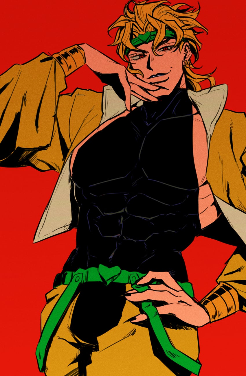 dio brando (jojo no kimyou na bouken and 1 more) drawn by komiya_harumoto