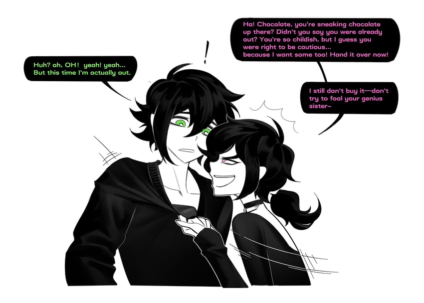 ashley graves and andrew graves (the coffin of andy and leyley) drawn by aierlaobo