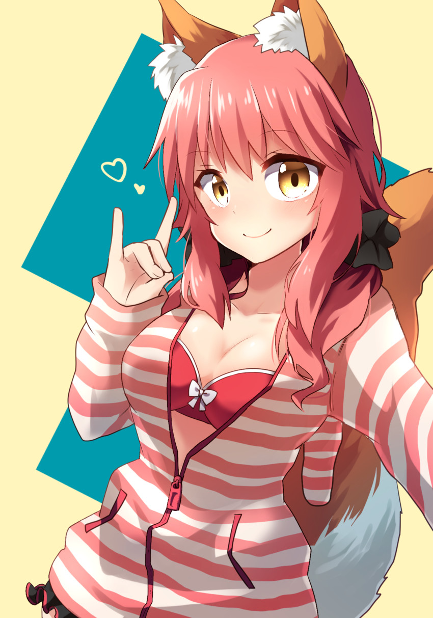 tamamo and tamamo no mae (fate and 1 more) drawn by ichiren_namiro