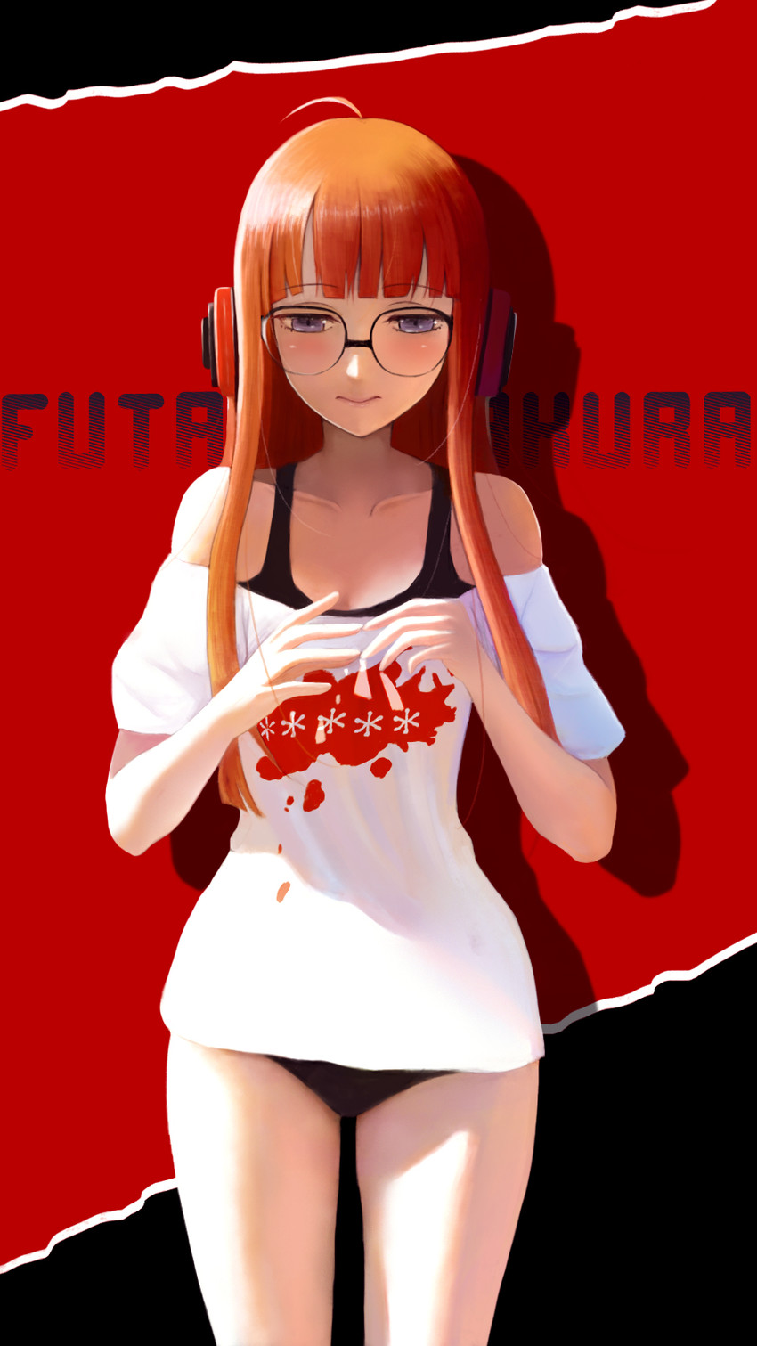 sakura futaba (persona and 1 more) drawn by kannko_bokujou