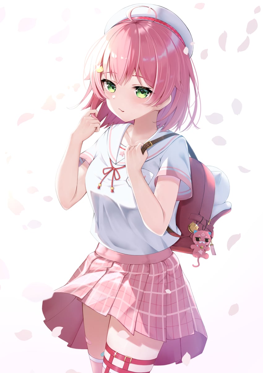 sakura miko, 35p, and kintoki (hololive) drawn by mira_bluesky3