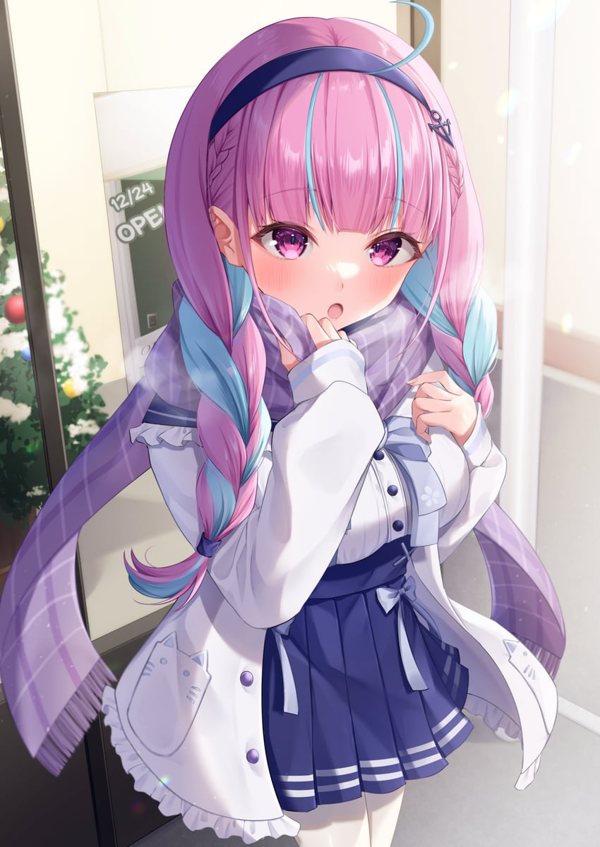 minato aqua (hololive) drawn by nagura_shiro