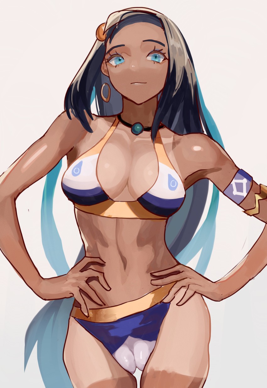 nessa (pokemon and 1 more) drawn by vic_(vedream)