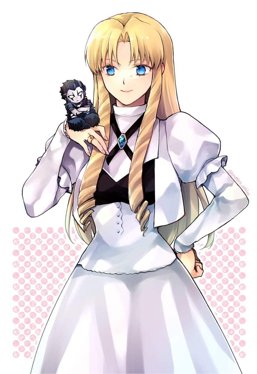sherry belmont and brago (konjiki no gash!!) drawn by takafuji_yuna