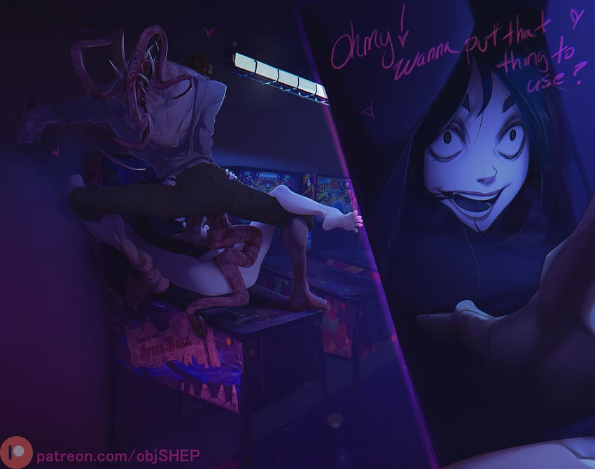 host and the unknown (original and 1 more) drawn by obj_shep