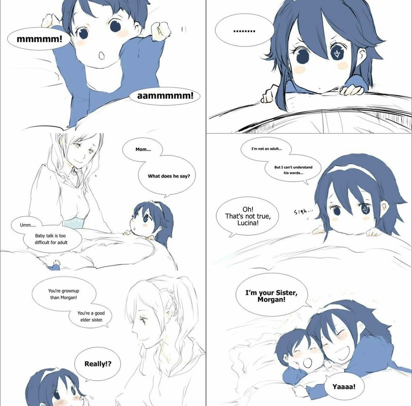 lucina, female robin, and male morgan (fire emblem and 1 more)