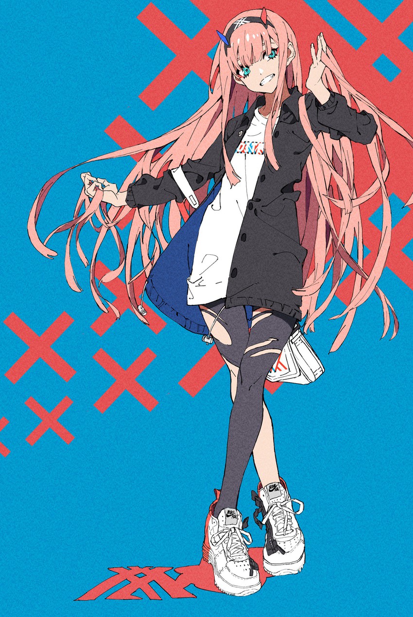 zero two (darling in the franxx) drawn by you_(nanban319)