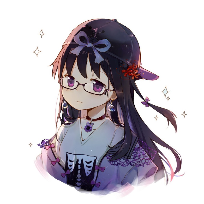 akemi homura (mahou shoujo madoka magica) drawn by siren_(jzy601306223)