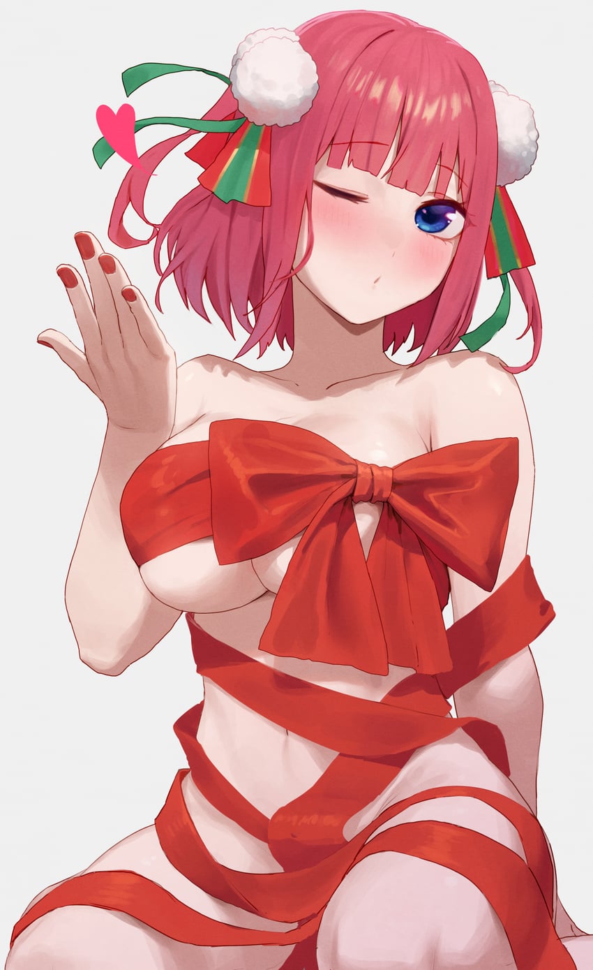 nakano nino (go-toubun no hanayome) drawn by gomashiwo_o