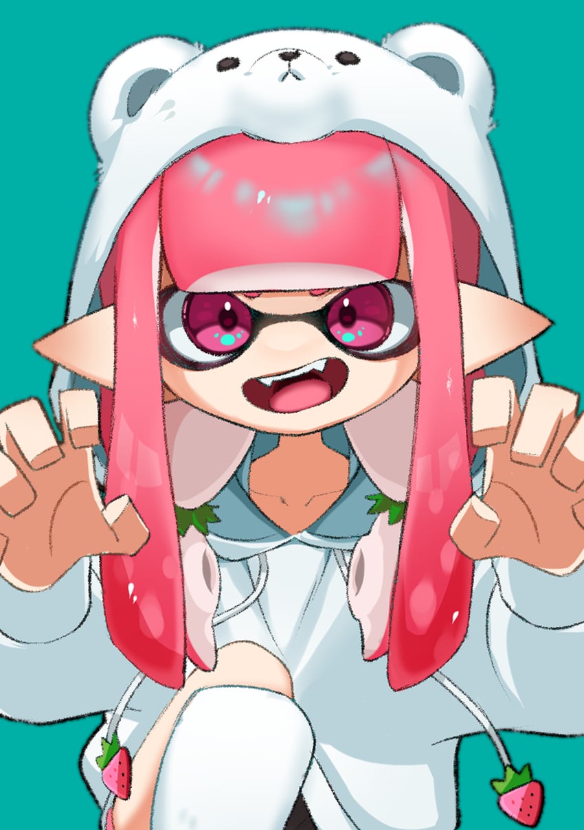 inkling player character and inkling girl (splatoon) drawn by naka_(easygoing_naka)