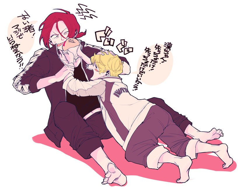 matsuoka rin and hazuki nagisa (free!) drawn by laila_(denbu3)