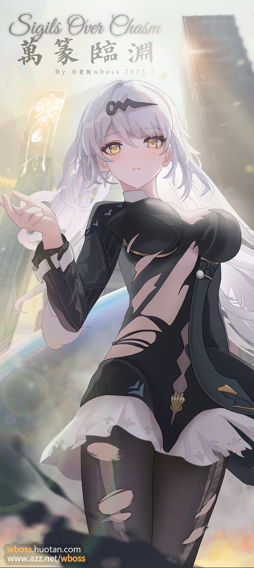 yixuan (zenless zone zero) drawn by wboss