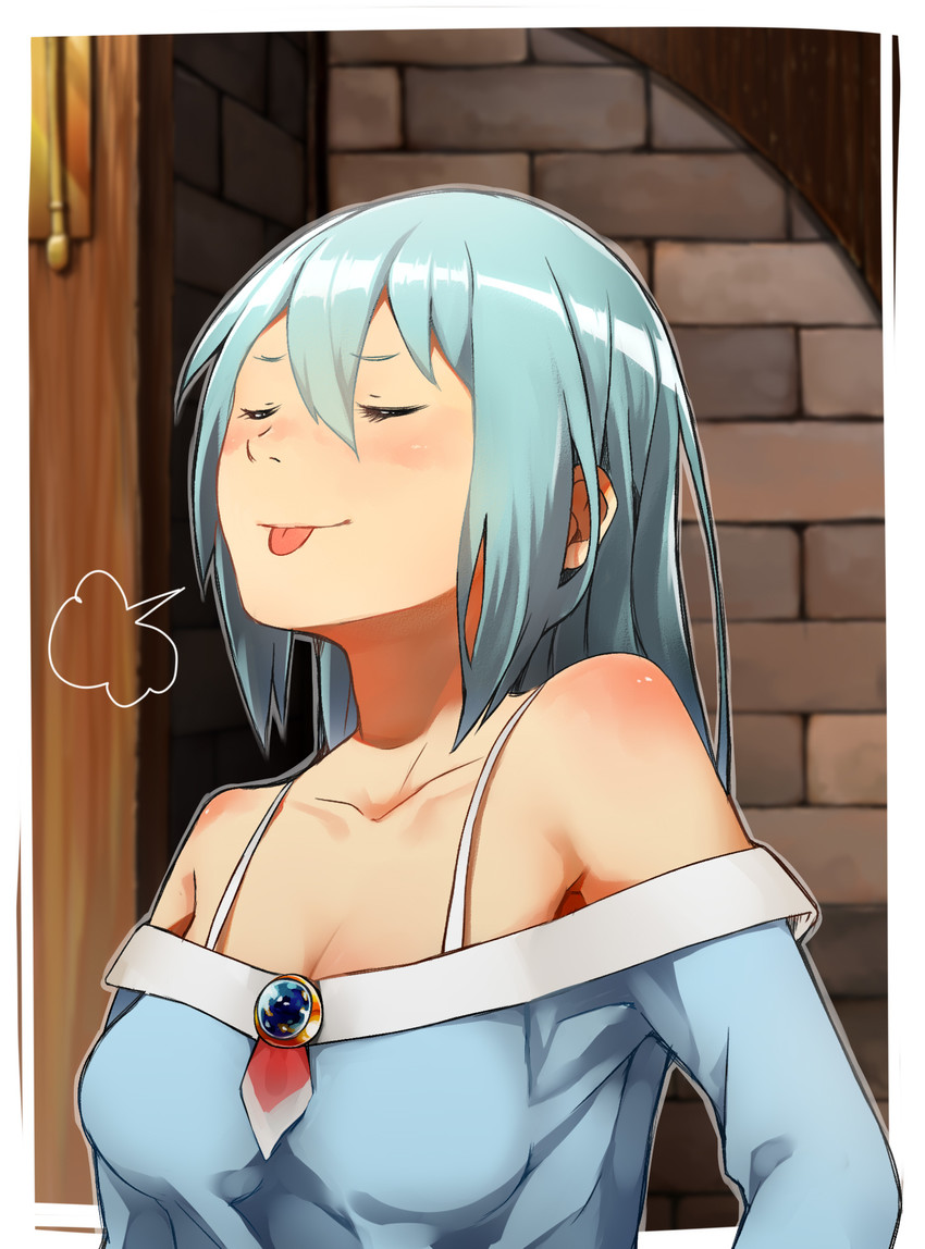 aqua (kono subarashii sekai ni shukufuku wo!) drawn by nekochu_(masamura38b)