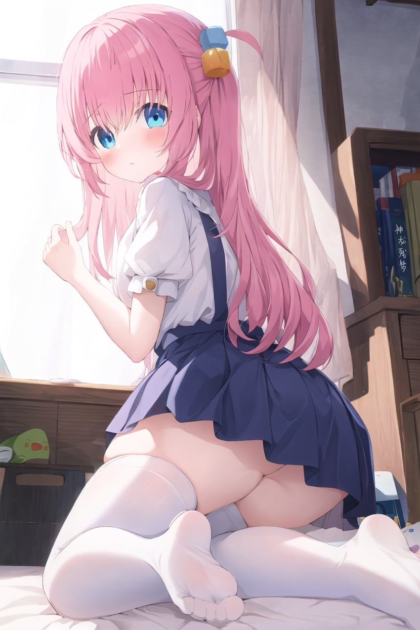 gotoh hitori (bocchi the rock!) drawn by bin_lu