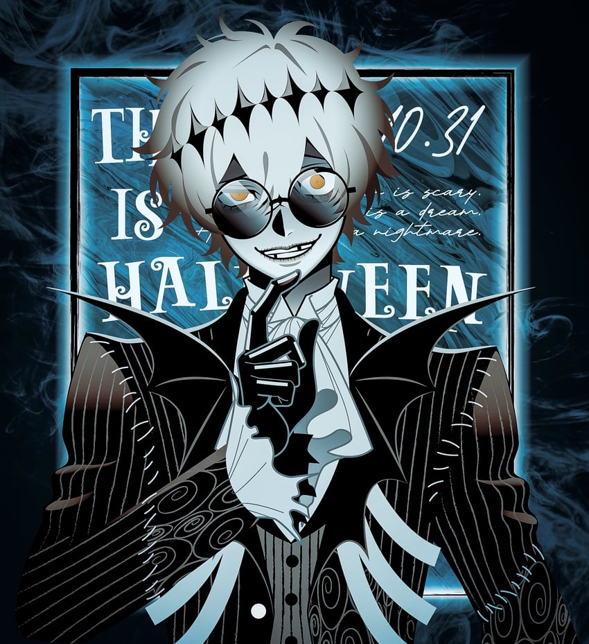 skully j. graves (twisted wonderland and 1 more) drawn by ujiharu