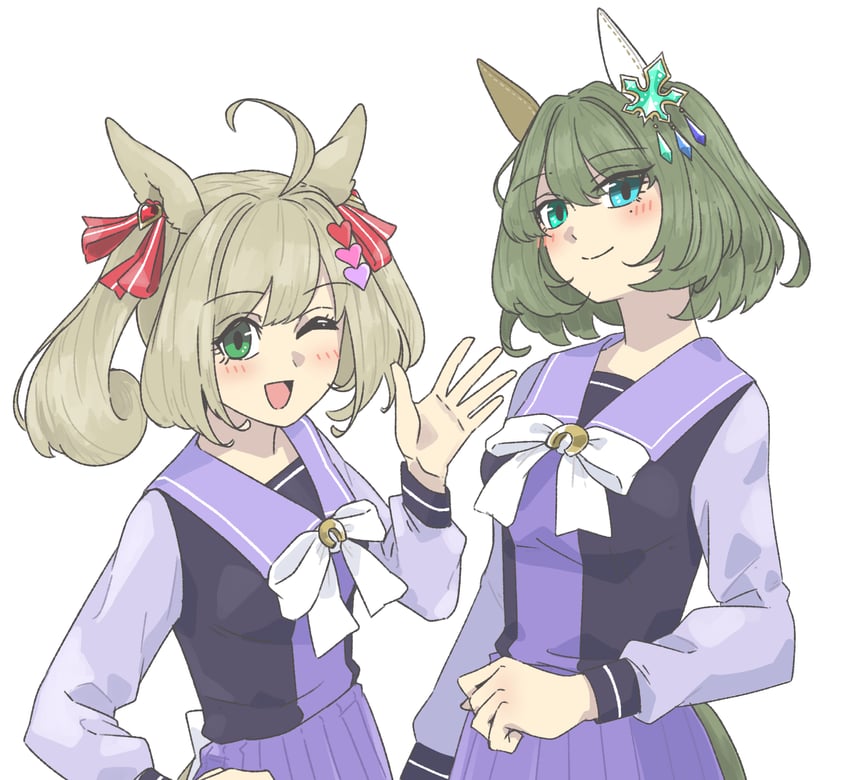 takagaki kaede and sato shin (idolmaster and 2 more) drawn by kopperion