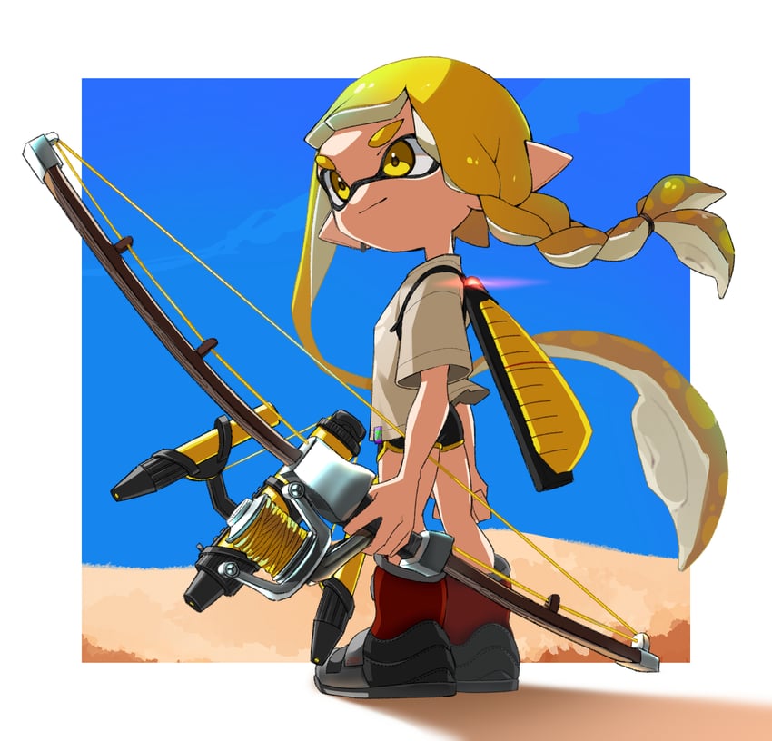inkling player character, inkling girl, agent 3, and veronika (splatoon and 1 more) drawn by naka_(easygoing_naka)