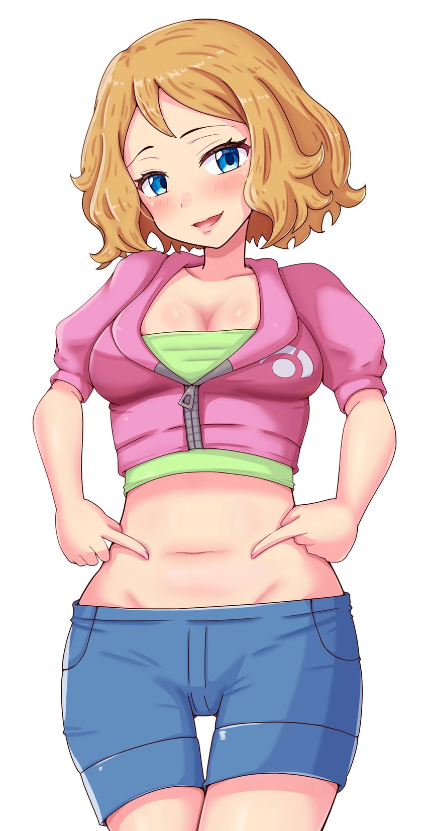 serena (pokemon and 1 more) drawn by maho_(corotonton5150)