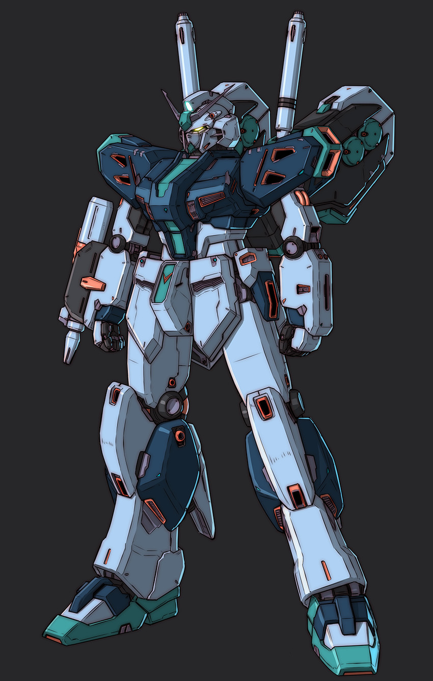 nu gundam mp type (gundam and 1 more) drawn by banchengping@126