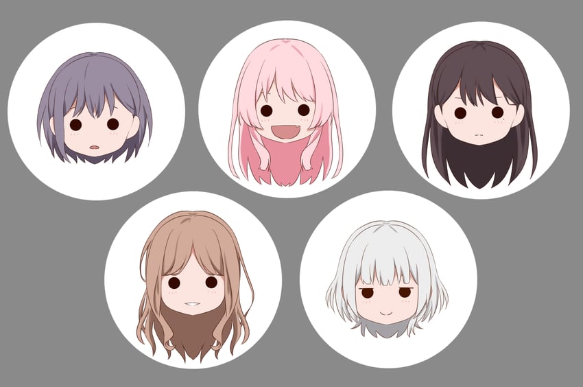 chihaya anon, nagasaki soyo, shiina taki, takamatsu tomori, and kaname raana (bang dream! and 1 more) drawn by 13enter