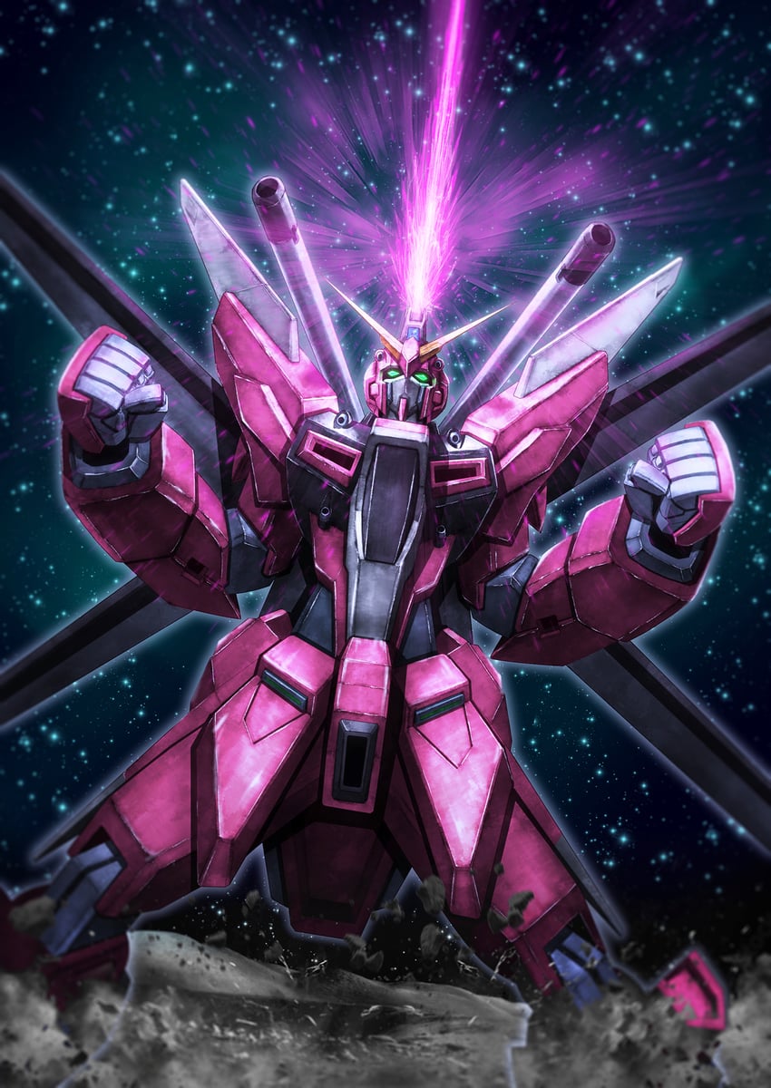 infinite justice gundam type ii (gundam and 2 more) drawn by sunflower_(tomodog422)