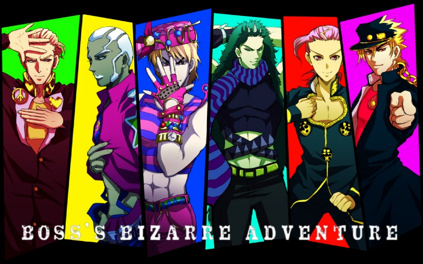 joseph joestar, kujo jotaro, dio brando, kujo jolyne, giorno giovanna, and 6 more (jojo no kimyou na bouken and 6 more) drawn by honchu