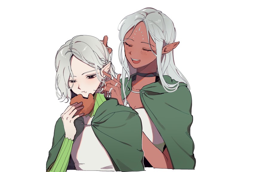 mithrun and cithis (dungeon meshi) drawn by yp_(pypy_5_)