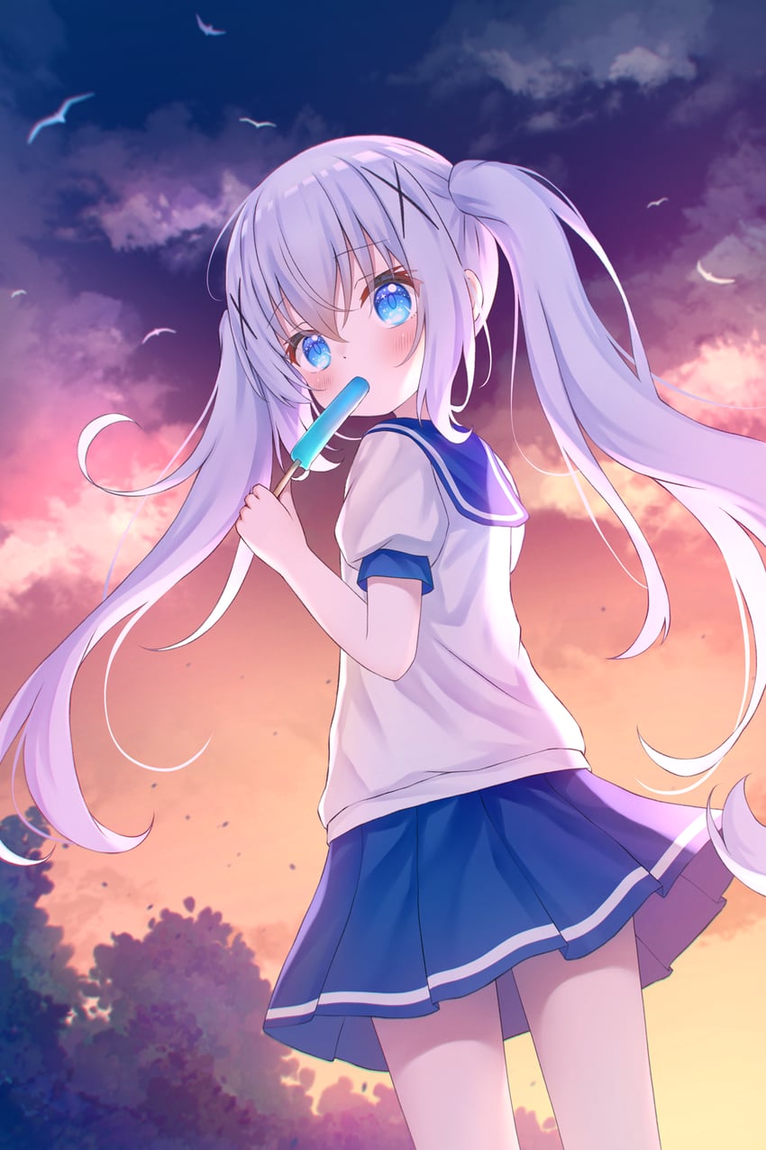kafuu chino (gochuumon wa usagi desu ka?) drawn by yottacc